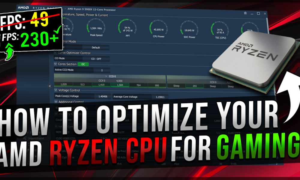 How to OPTIMIZE your AMD RYZEN CPU to IMPROVE Gaming Performance in 2023!