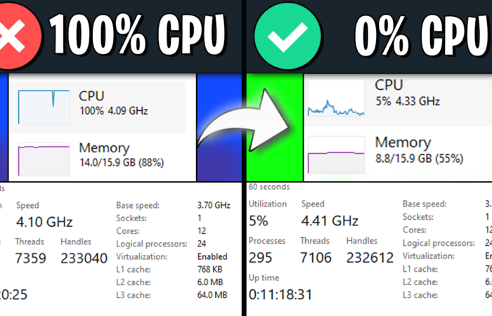 Fix 100% CPU USAGE while GAMING in WINDOWS 11 | 2024 Method!