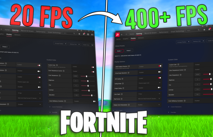 BEST AMD Radeon Settings For Fortnite Chapter 5! – BOOST FPS!