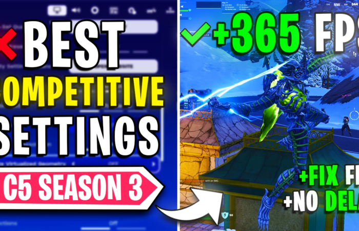 Fortnite C5 Season 3 – How to FIX FPS Drops and 0 Input Latency on ANY PC!✅
