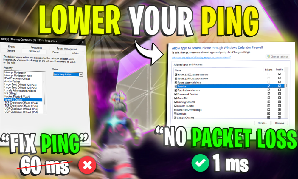 Fortnite Season 3 – GET LOWER PING & FIX PACKET LOSS in 2024!
