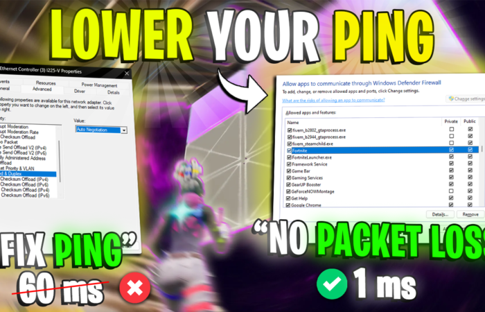 Fortnite Season 3 – GET LOWER PING & FIX PACKET LOSS in 2024!