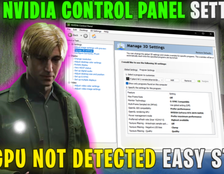 Silent Hill 2 Remake: Best NVIDIA Settings for MAX FPS on ANY PC!