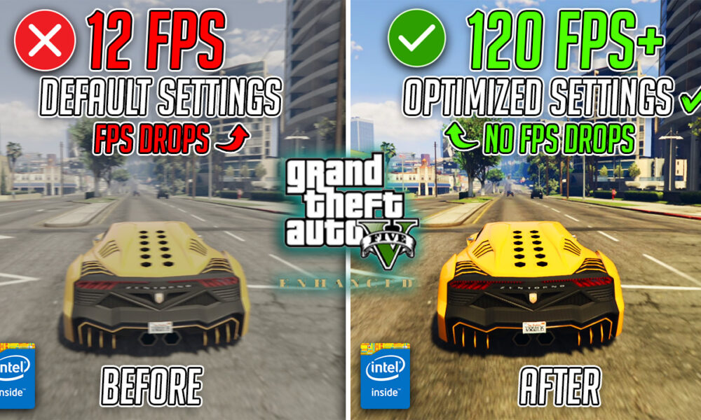 GTA V Enhanced: Best Settings for Low-End Laptops for MAX FPS & Performance ✅