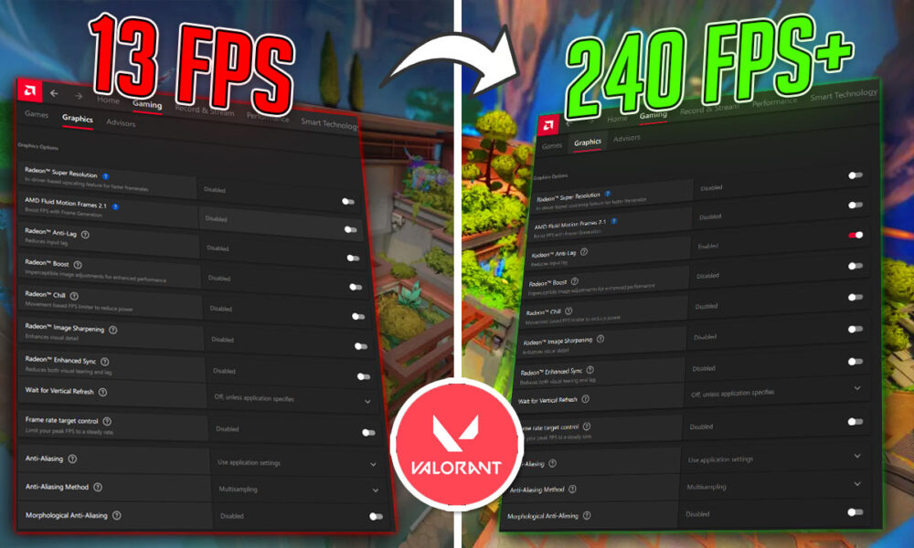 Valorant – NEW Best AMD Radeon Settings for Season 25 Act 3! (MAX FPS & Visuals)