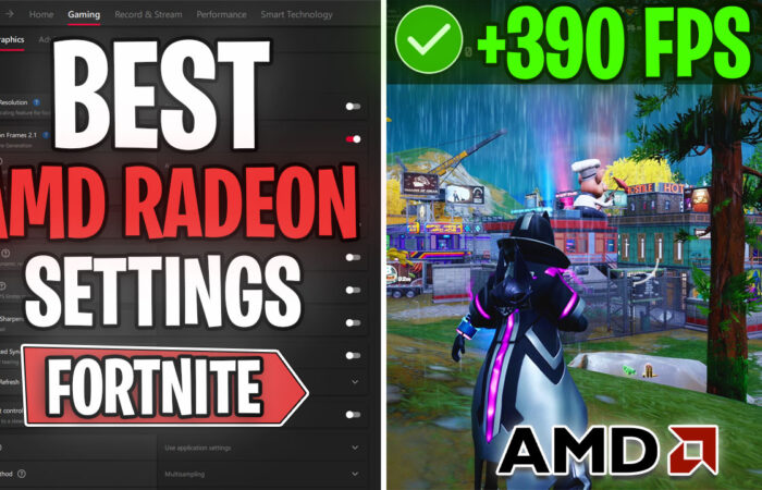 Fortnite – BEST AMD Radeon Settings for MAX FPS & Zero Lag in 2025! 🔧📈