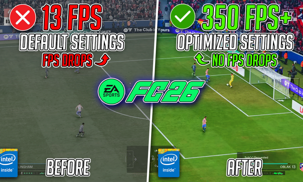 BEST PC Optimization Settings Guide For EA SPORTS FC 26🔧| Max FPS on ANY PC