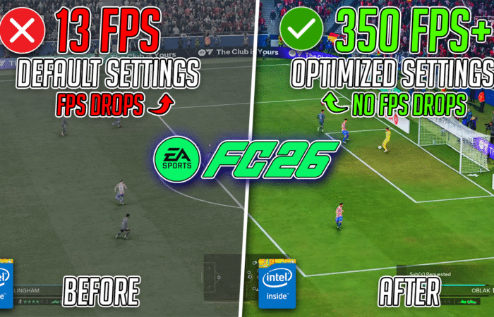 BEST PC Optimization Settings Guide For EA SPORTS FC 26🔧| Max FPS on ANY PC