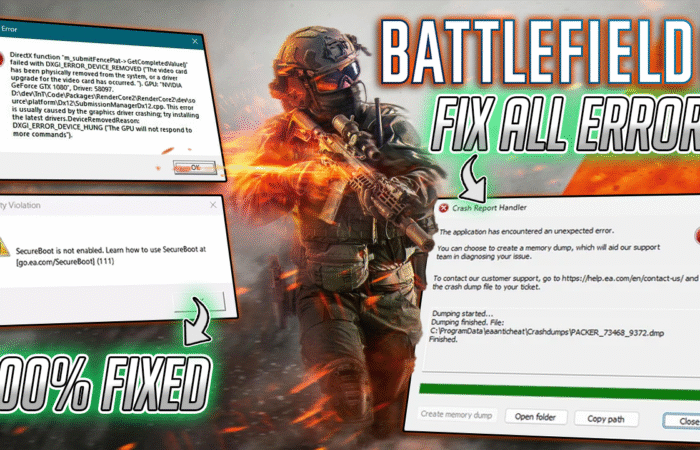 How to Fix Battlefield 6 Errors – Fix Crashing, Insufficient VRAM Requirement & Black Screen Errors