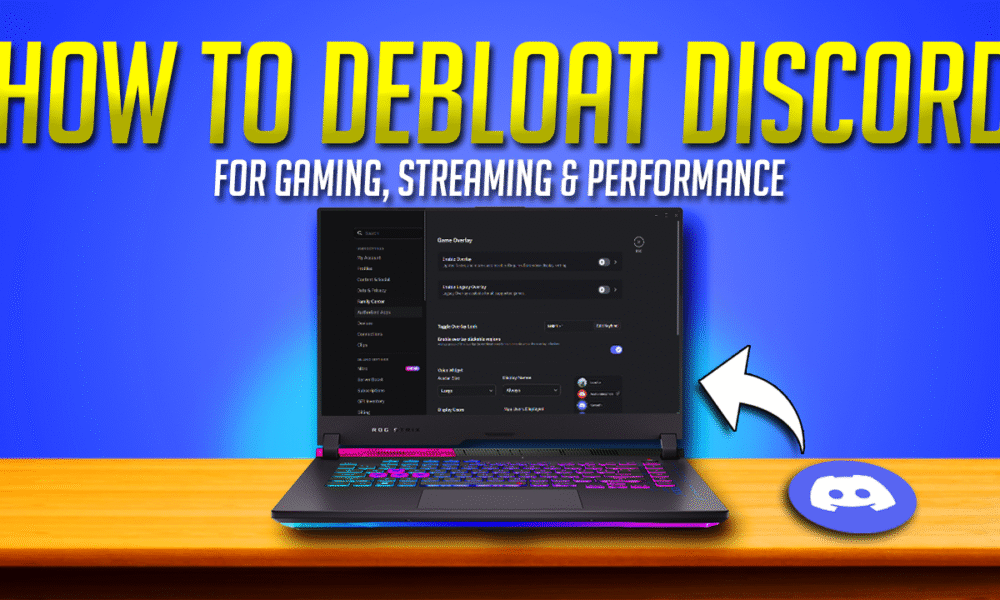 Debloat & Optimize Discord for Gaming & Streaming – Fix Lags, Stutters and Performance Issues⚙️