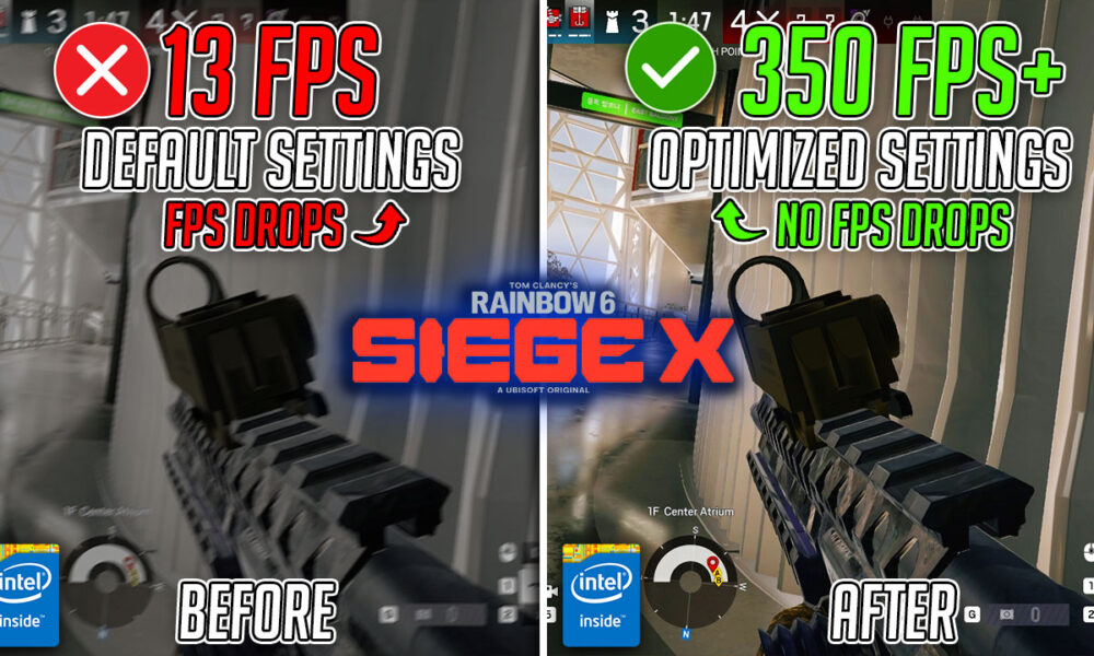 Rainbow 6 Siege X: BEST PC Settings to FIX FPS Drops, Lags & Stutters on ANY PC📈