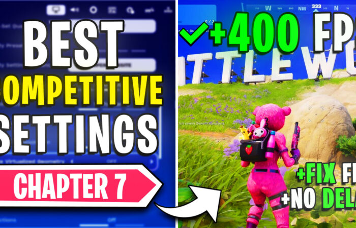 Fortnite Chapter 7: BEST PC Settings to FIX FPS Drops, Lags & Stutters on ANY PC 📈