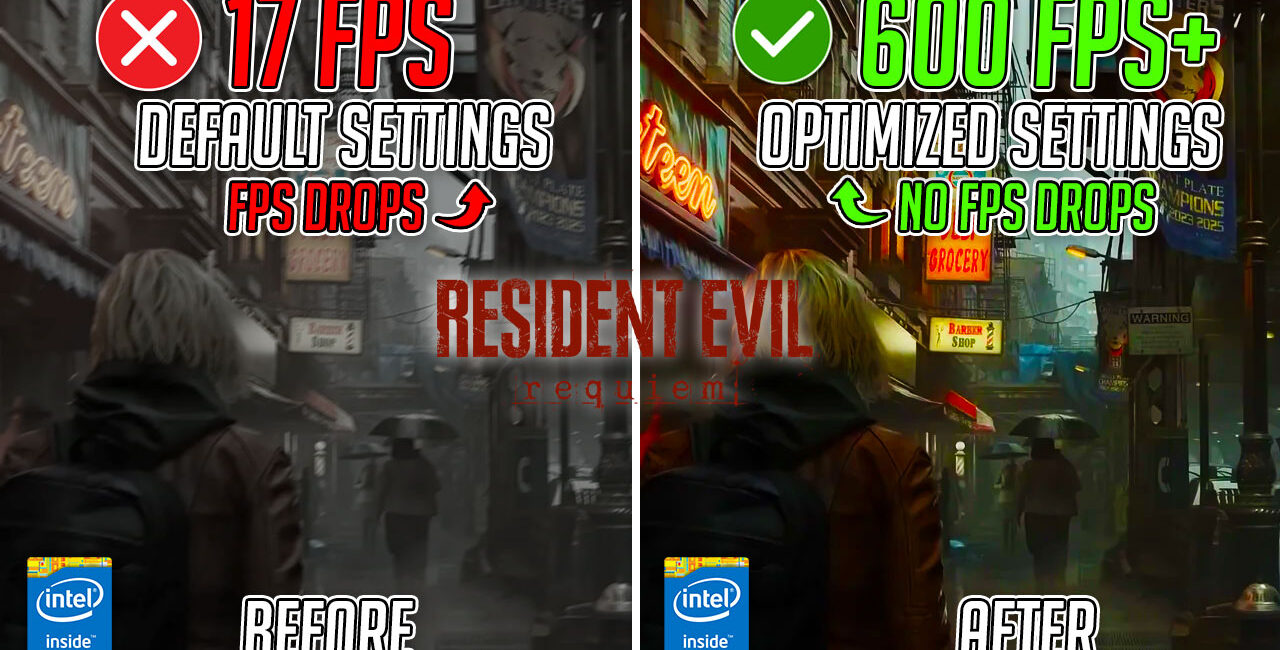 Resident Evil Requiem – Best PC Settings to Fix Lags, Stutter and FPS Drops on ANY PC✅
