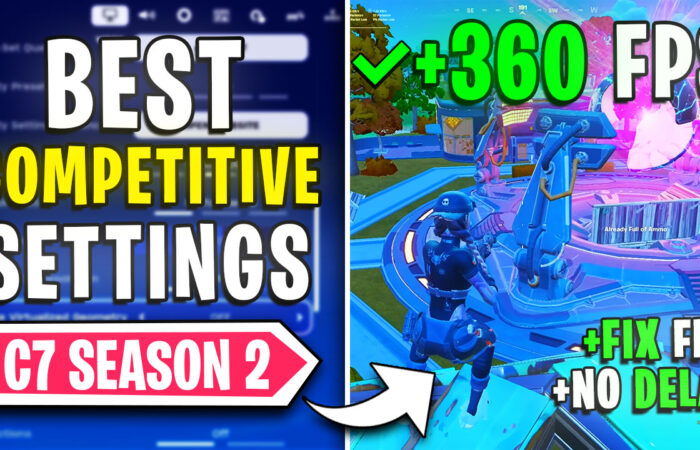 Fortnite – Best PC Settings to Fix Lags, Stutter & FPS Drops in Season 2📈