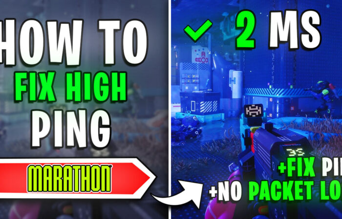 Marathon – Fix High Ping, Packet Loss, Delay & Jitters on ANY PC📈