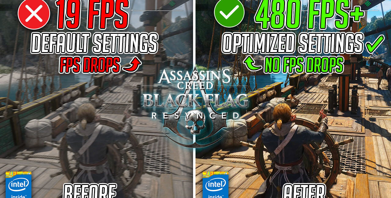 Assassin’s Creed: Black Flag Resynced – Best Settings for MAX FPS on ANY PC📈