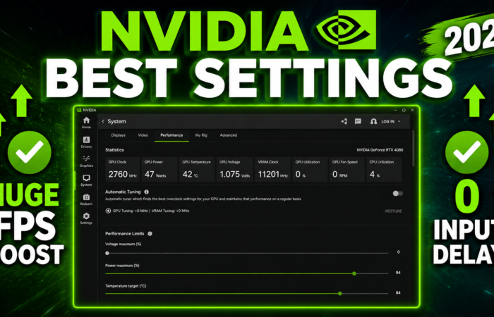 Best Nvidia App Settings for MAX Performance in 2026📈