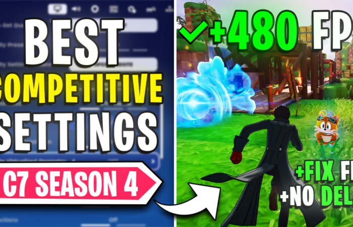 Fortnite – Best PC Settings to Fix FPS Drops, Lags, Stutters & Input Delay in Chapter 7 Season 4 on ANY PC📈