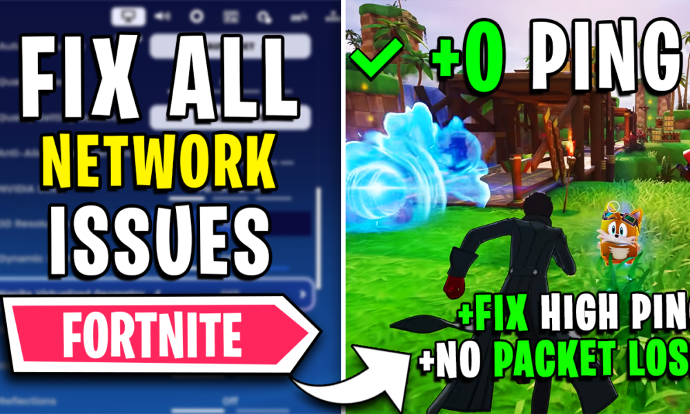 Fortnite – How to Fix High Ping, Packet Loss & Jitter on ANY PC📈