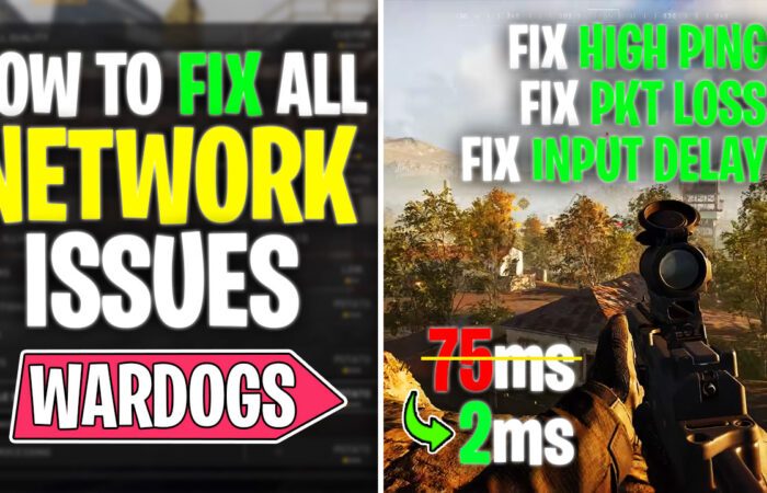 WARDOGS – How to Fix Network Issues, High Ping, Packet Loss & Jitter on ANY PC📈