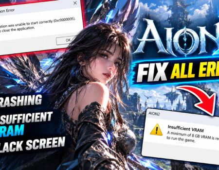 AION 2 – Fix Crashing, Insufficient VRAM Requirement & Black Screen Errors