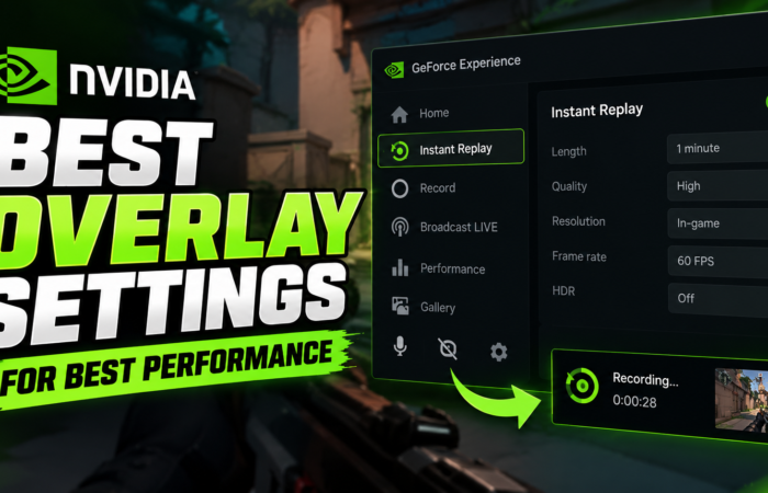 BEST NVIDIA Overlay Settings for Recording & MAX Gaming Performance 📈