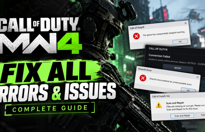 Call of Duty MW4: Fix Freezing, Crashing, Black Screen & ALL ERRORS on ANY PC 📈